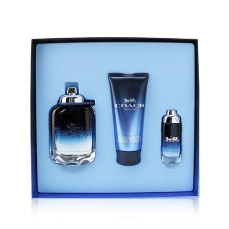 coach blue cologne gift set